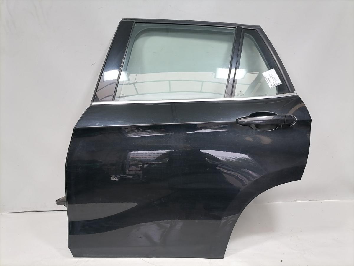 BMW X1 E84 original T&uuml;r hinten links 475 Blacksapphire Rohbau Bj.2013